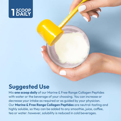 ANDREW LESSMAN ProCaps Marine Collagen Peptides with MSM Powder 60 Servings