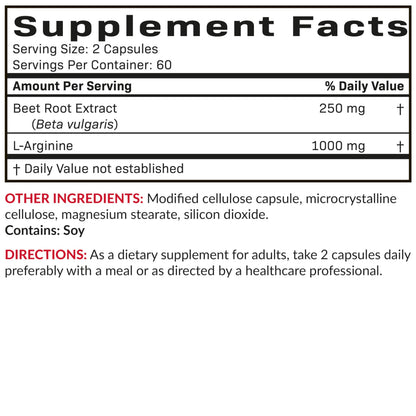 Futurebiotics Beet Root + L-Arginine, Non-GMO, 120 Vegetarian Capsules