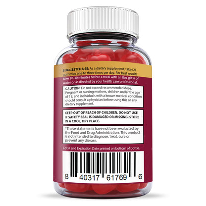 Justified Laboratories Great Results Keto ACV Gummies 1000MG with Pomegranate Juice