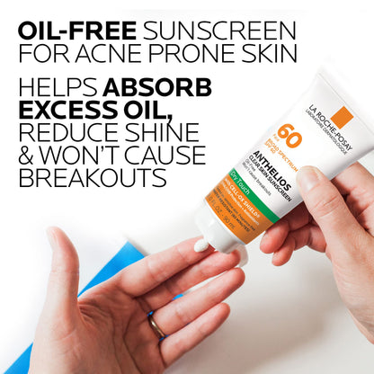 La Roche-Posay Anthelios Clear Skin Dry Touch Sunscreen SPF 60, Oil Free
