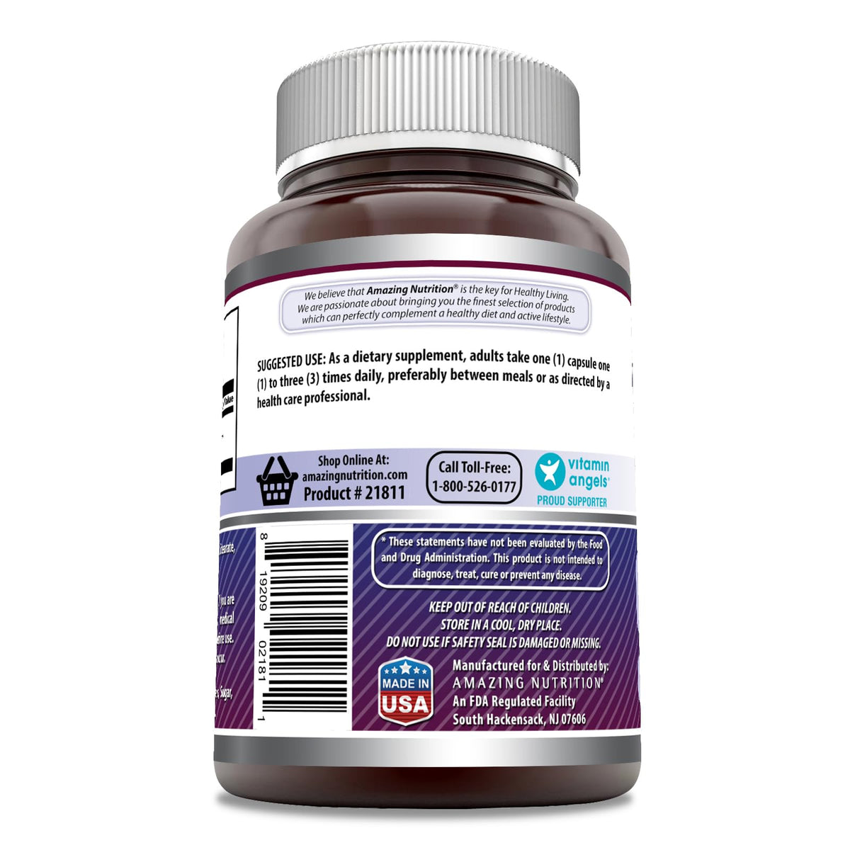 Amazing Formulas L-Tyrosine Amino Acid Supplement | 500 Mg per Serving | 180 Capsules | Non-GMO | Gluten-Free | Made in USA
