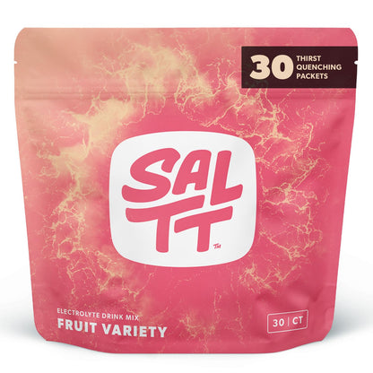 SALTT Electrolyte Packets - Fruit Variety (30 Sticks) - Zero Sugar