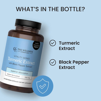 Turmeric Extract with Curcumin & Black Pepper, Supports Joint Health, 60ct