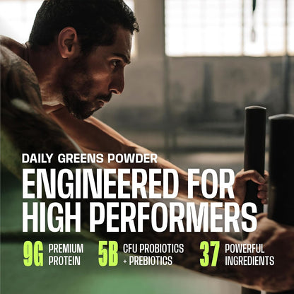 Frog Fuel Performance Greens Protein Powder, Lemon Lime, 30 Servings