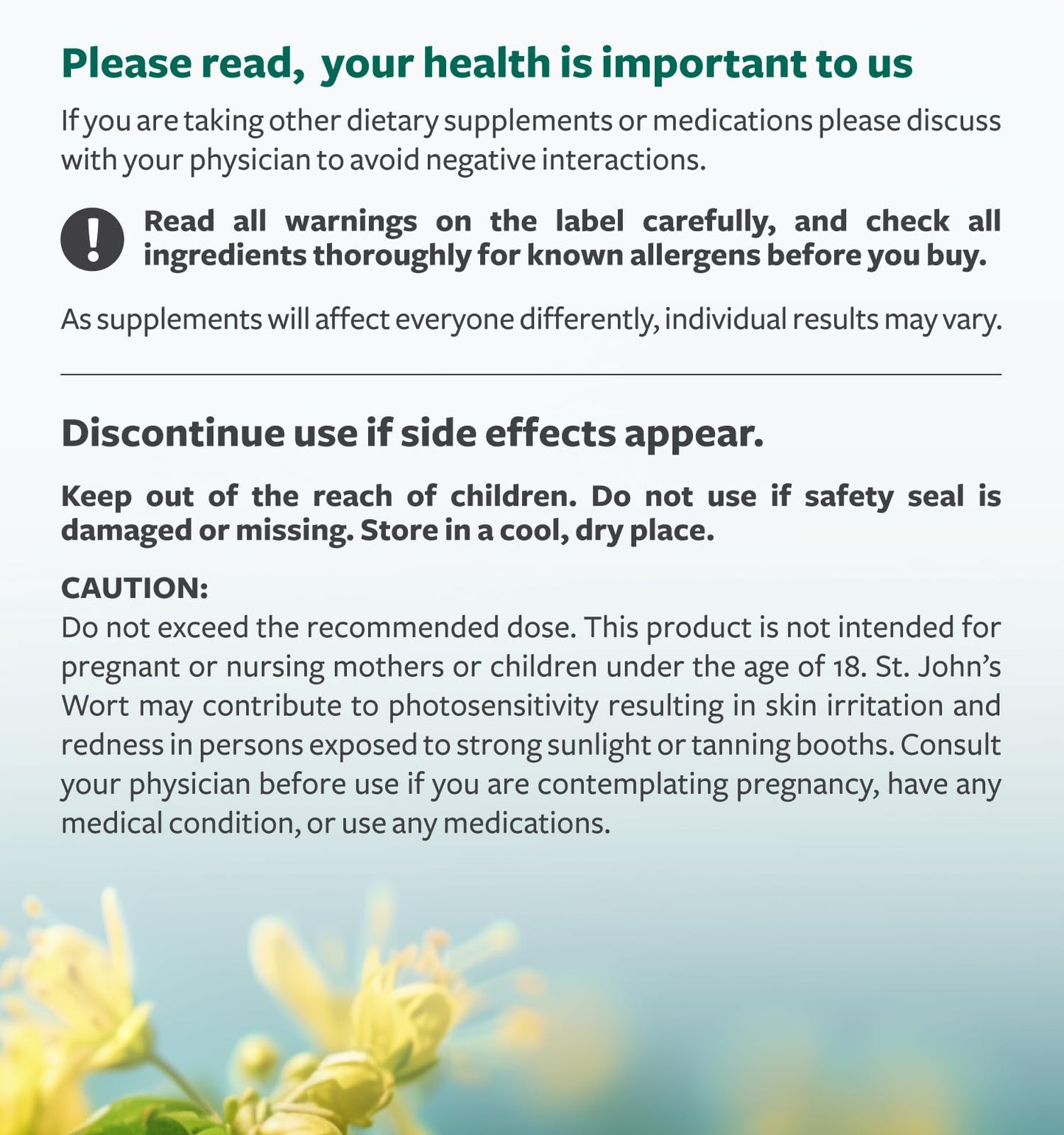 St John's Wort Capsules - Powerful & Potent Saint John's Wort Extract & Whole Herb Complex Standardized to 900mcg Hypericin for Balancing Daily Mood Support - Vegan Non-GMO & Lab Verified (120 Caps)
