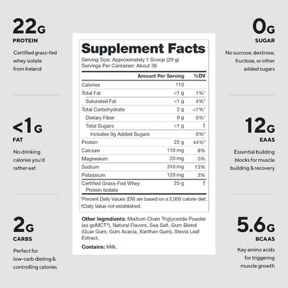 LEGION Whey+ Whey Isolate Protein Powder from Grass Fed Cows - Low Carb, Low Calorie, Non-GMO, Lactose Free, Gluten Free, Sugar Free, All Natural Whey Protein Isolate, 30 Servings (Coconut Cream Pie)