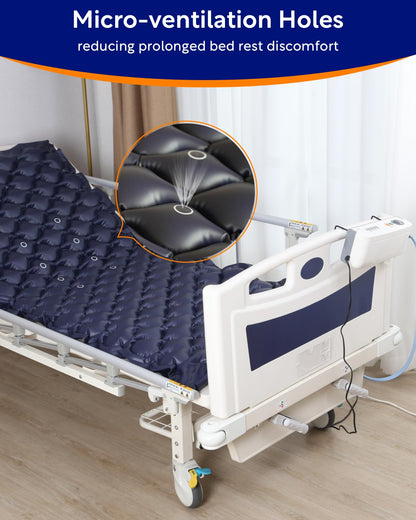 VOCIC Alternating Air Pressure Mattress Pad-with Micro Air Holes & Sleep Mode-Bed Sore