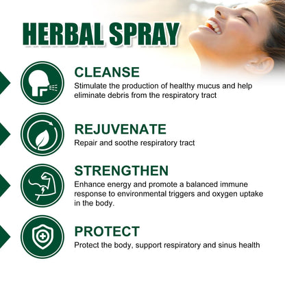 RespiNature Herbal Lung Cleanse Mist，respinature Herbal Lung Cleanse Mist-Powerful Lung Support