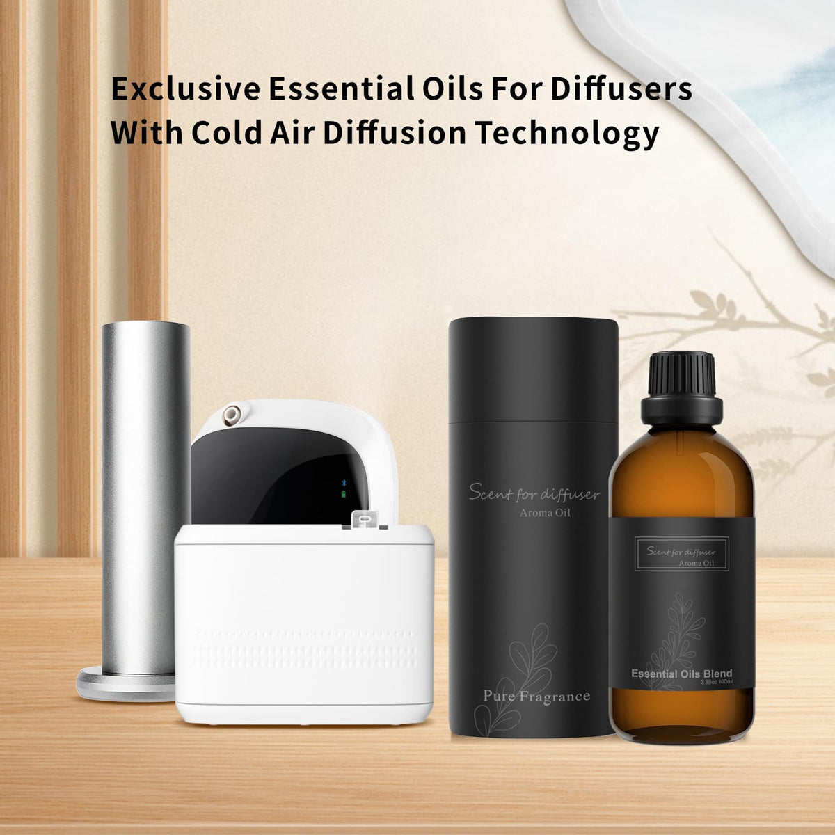 Homnas White Tea Essential Oil 100ML, Hotel Collection 100% Pure and Natural Aromatherapy Oil