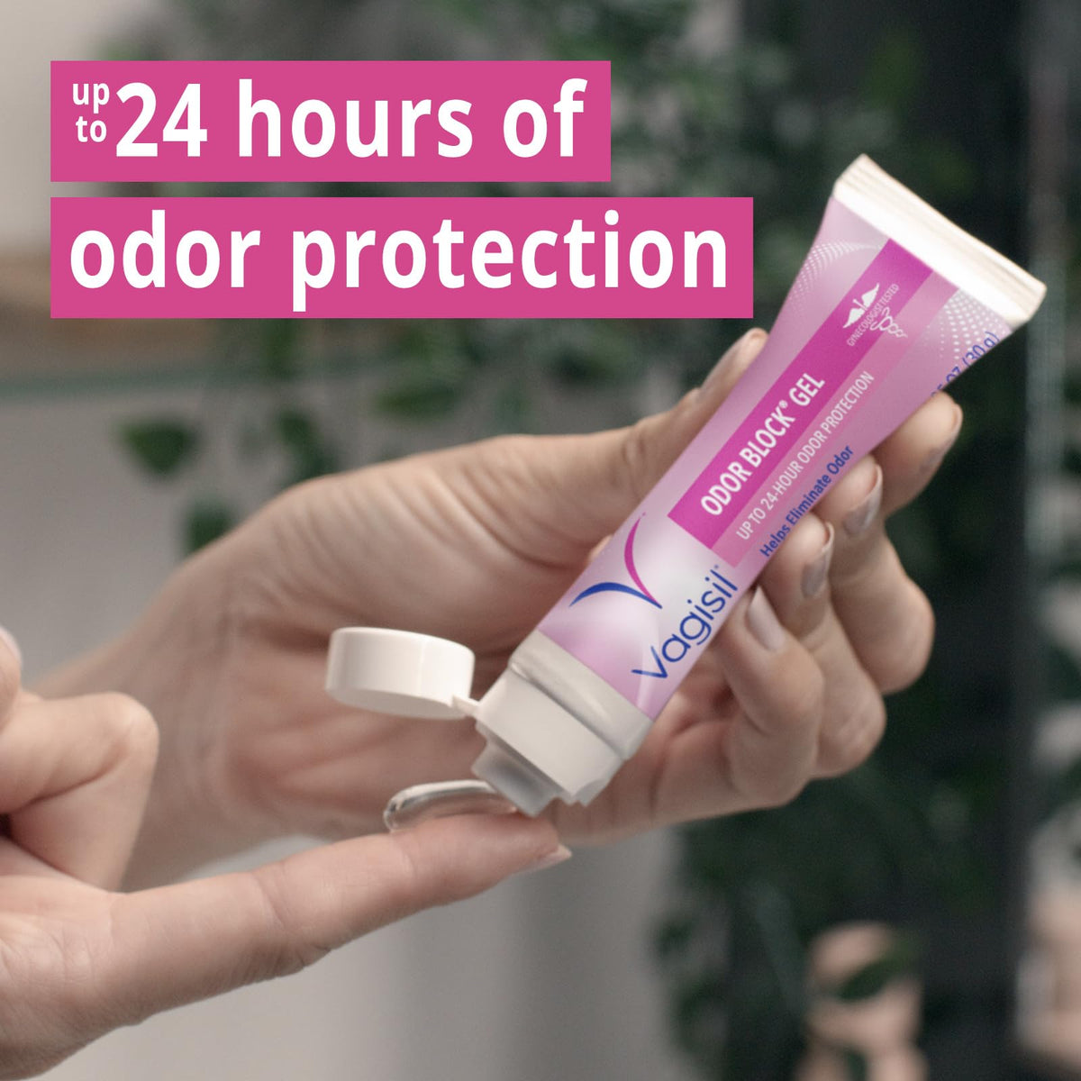 Vagisil Odor Block Gel with Hyaluronic Acid for Vaginal Health, Gynecologist Tested