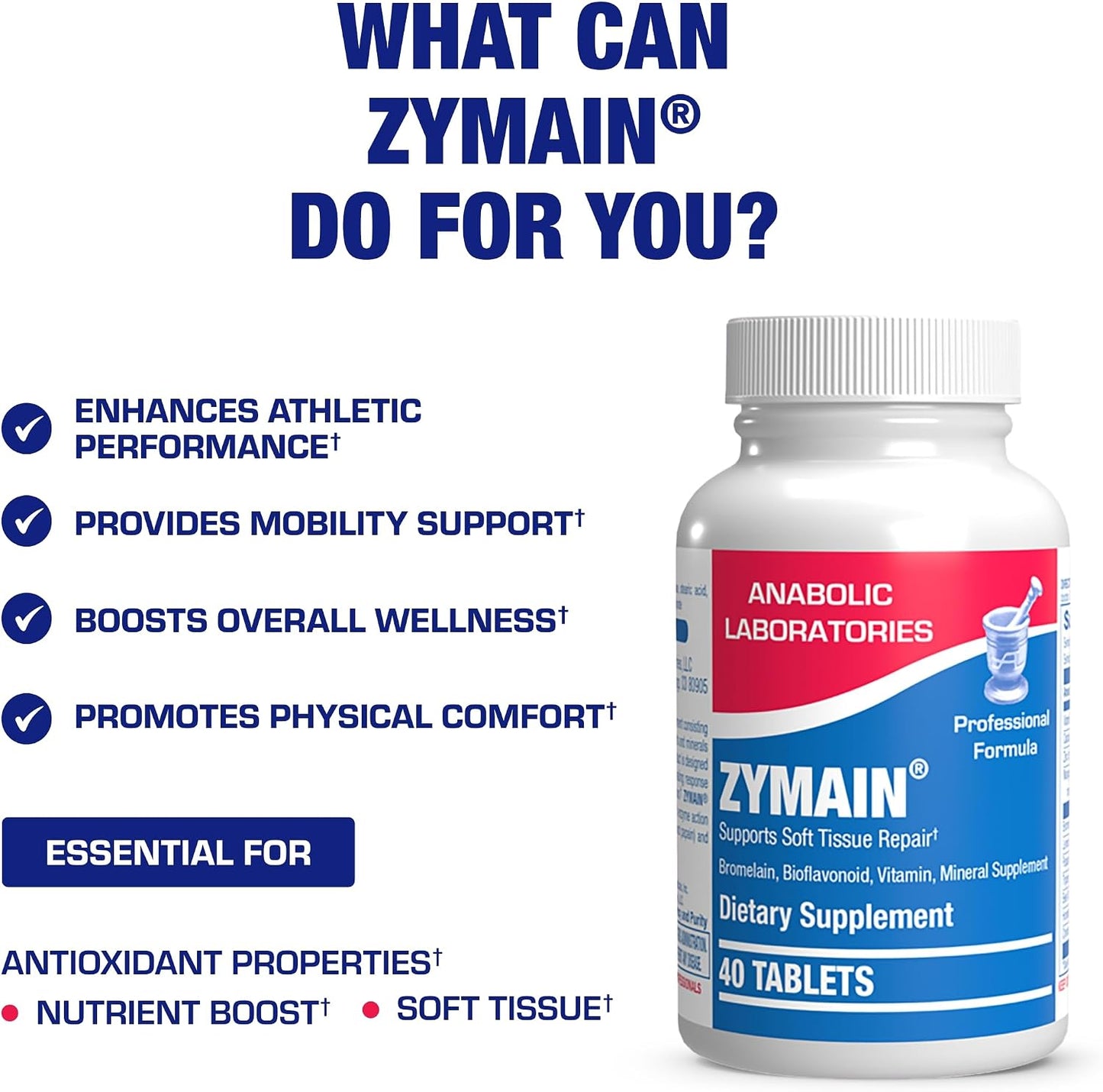 Cartilage Ligament and Tendon Supplement - Clinical Restorative Joint Support Formula with Bovine Cartilage Minerals & Proteolytic Enzymes for Comfort Mobility & Recovery Support - 20 Servings
