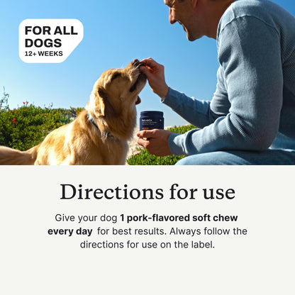 PetLab Co. Allergy & Immune Probiotic Chews, 30 Soft Chews, Small Dogs | Size-specific omega-3s, colostrum and prebiotics to support yeast balance, skin health and immune function