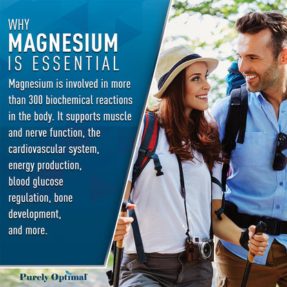 Magnesium Complex Supplement - Magnesium Citrate, Malate, Taurate, Oxide