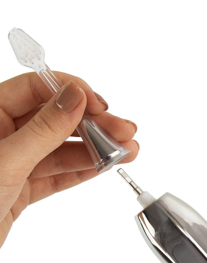 Supersmile Zina45 Replacement Brush Heads, Silver, 2-Pack