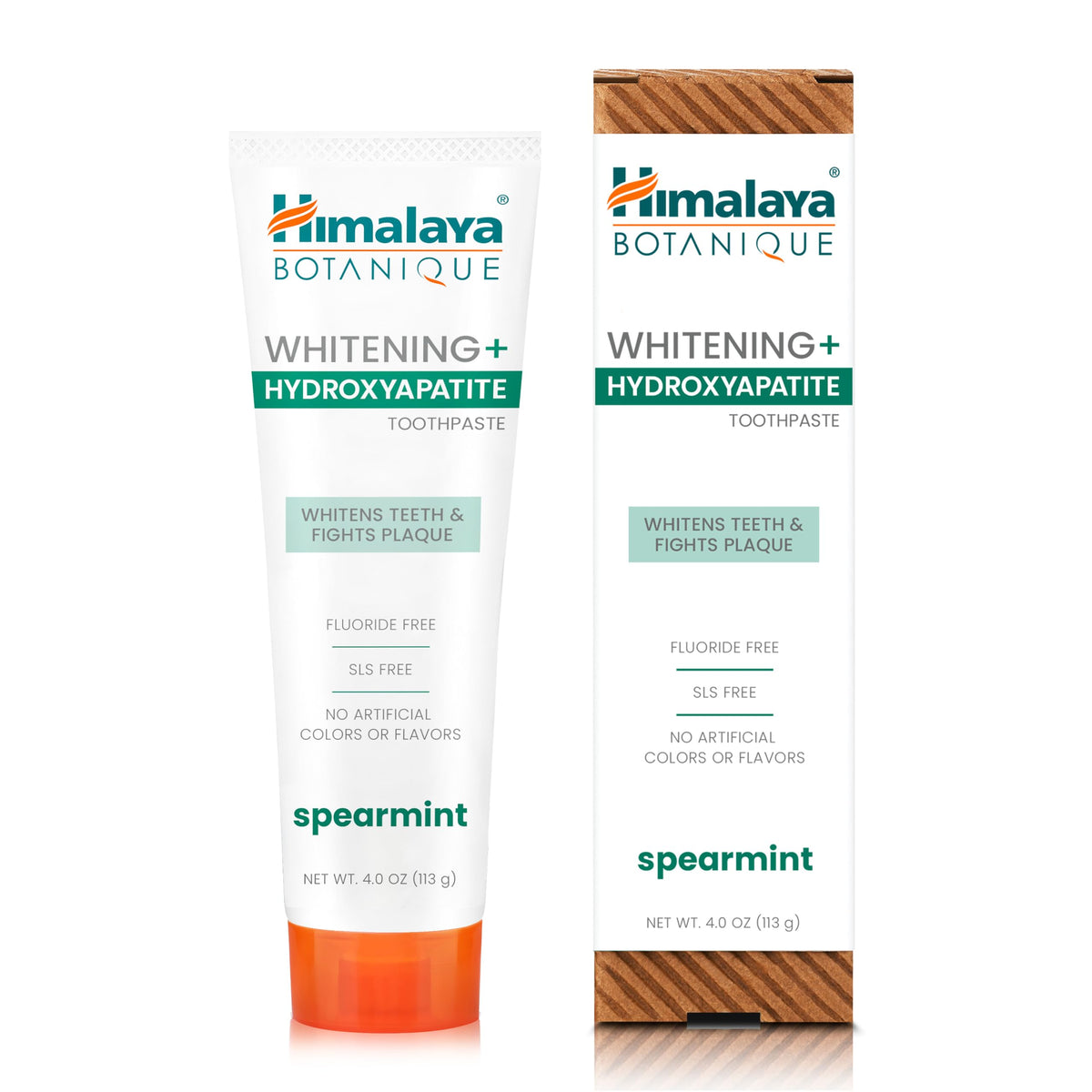 Himalaya Botanique Whitening+ Nano Hydroxyapatite Toothpaste, Mint, 4 oz