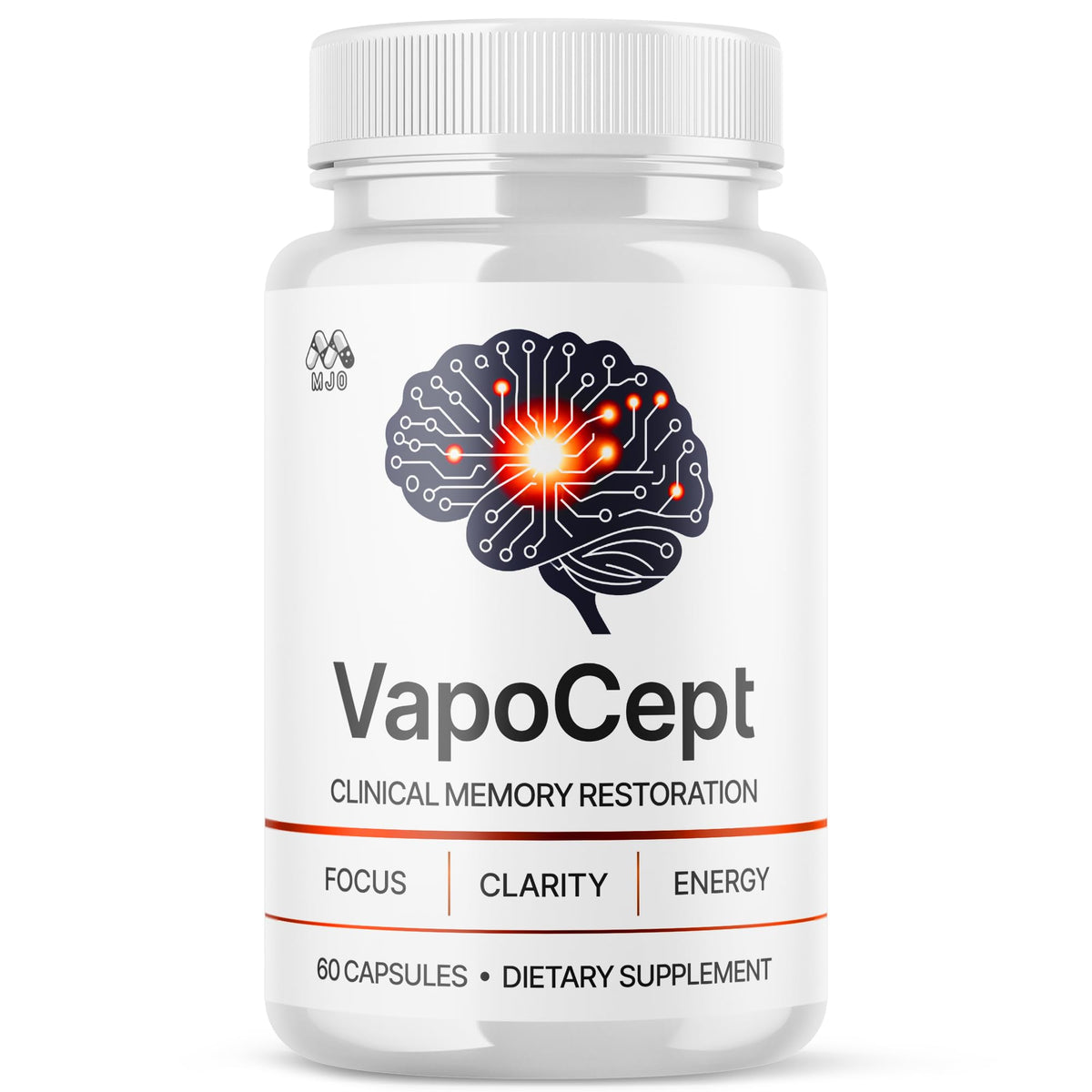 Vapocept Capsules, Brain Health Support Supplement Pill 2-Pack 120 Capsules