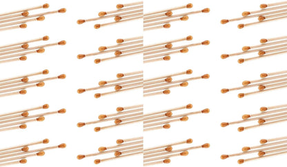 100/Pack Wood Silver Nitrate Caustic 6" Sticks Long Caustic Applicators Individual Use Sticks