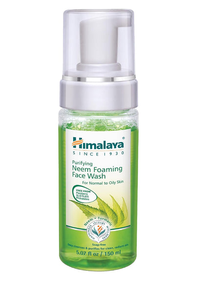 Himalaya Purifying Neem Foaming Face Wash, for Oily Skin 5.07 oz (150 ml)