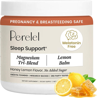 Perelel Sleep Support Magnesium Powder with Lemon Balm