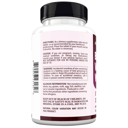 Bariatric D3 K2 Dissolvable Tablets - 90 Cherry-Strawberry Tablets