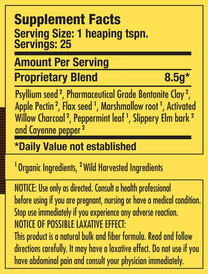 Dr. Schulze’s | Intestinal Formula #2 | Herbal Colon Cleanse Formula | Natural Detox Powder