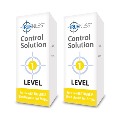 TRUENESS Level 1 Control Solution | Solution for Use with TRUENESS Blood Glucose Test Strips and Meter, Use to Confirm Glucose Testing System Works Correctly