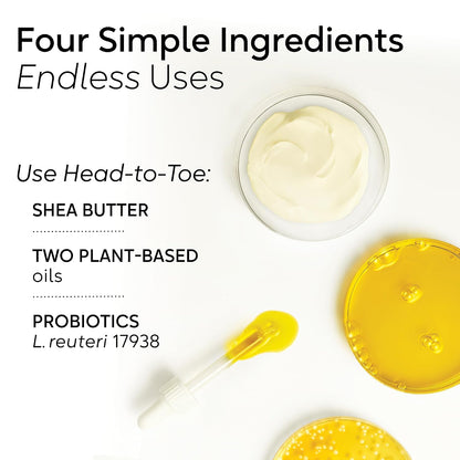 BioGaia Baby Probiotic Ointment | Soothes & Hydrates Dry, Irritated & Sensitive Skin | Use It From Head to Toe | Formulated With Plant-Based Oils & Probiotics | Steroid Free & Microbiome-Friendly