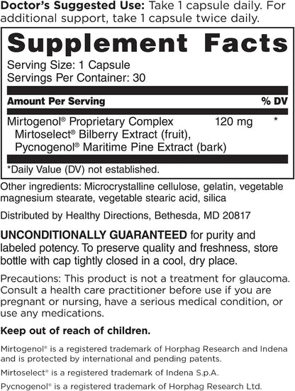 DOCTORS' PREFERRED Dr. Whitaker Ocular Pressure & Retina Defense Supplement to Support Healthy Intraocular Pressure Levels, Circulation & Eye Tissue (60 Capsules)