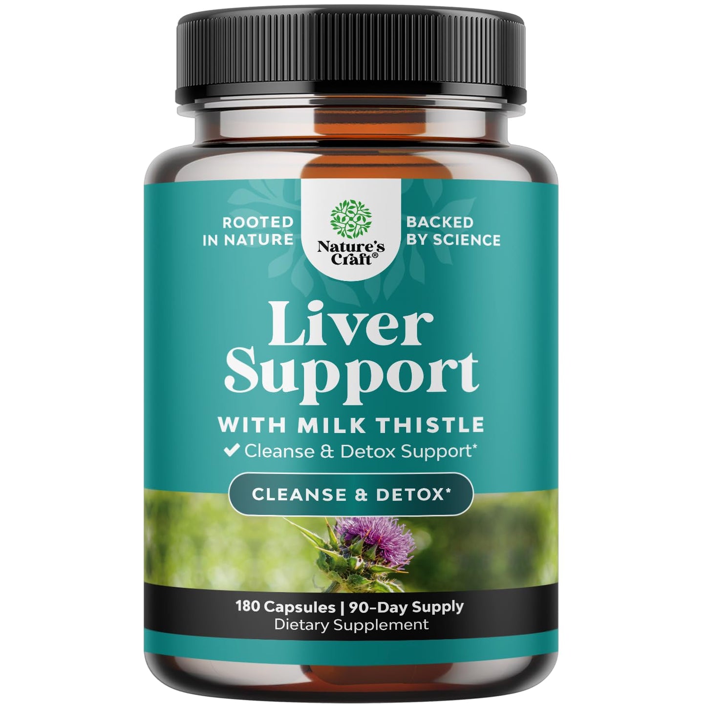 Liver Cleanse Detox & Repair - Milk Thistle Supplement for Digestion & Immunity Support - Ginger Root, Choline & Dandelion Root - Herbal Liver Support with Silymarin, Beetroot & Artichoke - 70 Count