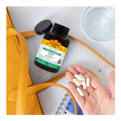 Target-Mins Magnesium with Silica 300 mg 120 Vegetarian Capsules | Vegan, gluten-free blend of 5 magnesium forms. Supports muscle, bone, and immune health