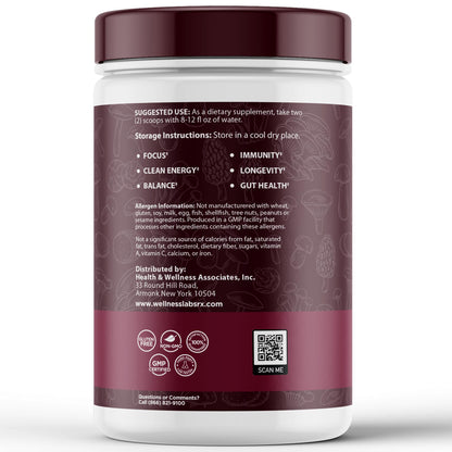 Mushroom Coffee, 90 Servings Organic Mushrooms Instant Coffea, Great Tasting Colombian Keto Coffee, 7 Superfood Mishrooms Lions Mane, Chaga, Reishi, Cordyceps, Maitake, Shiitake, and Turkey Tail