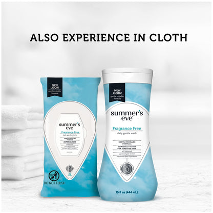 Summer's Eve Fragrance Free Gentle Daily All Over Feminine Body Wash
