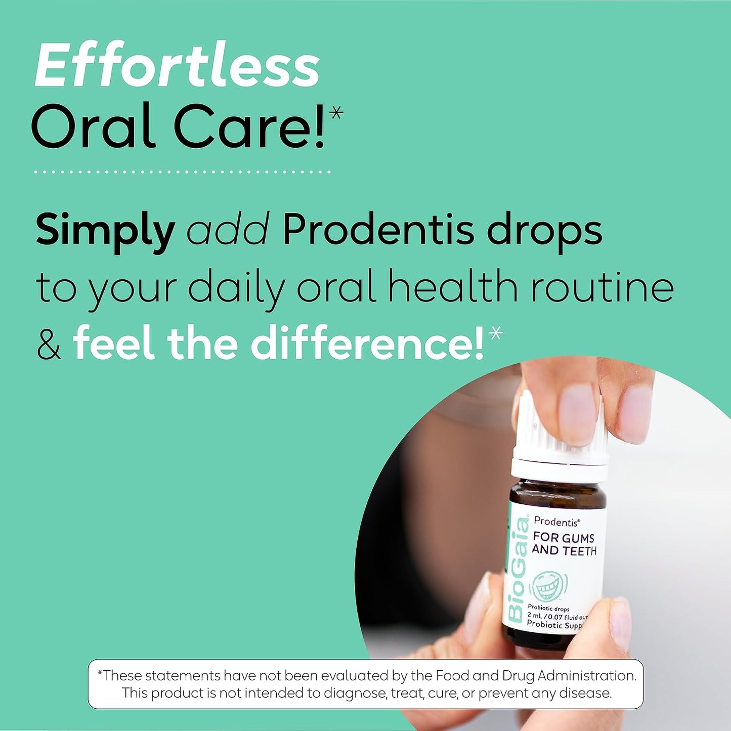 BioGaia Prodentis Oral Probiotic Drops for Teeth & Gums and Bad Breath | Dental Hygienist-Recommended | Promotes Healthy Gums & Improves Oral Health | Fights Bad Breath | Dental Probiotic 5mL