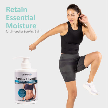 Reshape+ Collagen Body & Face Cream Moisturizing Skin Care Lotion, Skin Tightening Cellulite