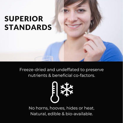 Beef Liver & Beef Bone Marrow Supplement Bundle, Grass Fed Freeze-Dried Organ Capsules with Heme Iron, Vitamin A, B12, Vitamin K2, Healthy Fats & Collagen, Whole Food Ancestral Support, 2 x 90 Count
