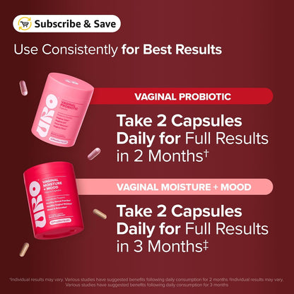 O Positiv URO Wet & Wild Bundle – Vaginal Probiotic & Moisture + Mood