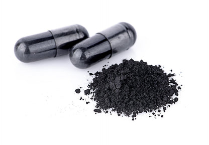 Wild Foods Activated Charcoal Capsules | 100% Organic Coconut Shells Active Tablets