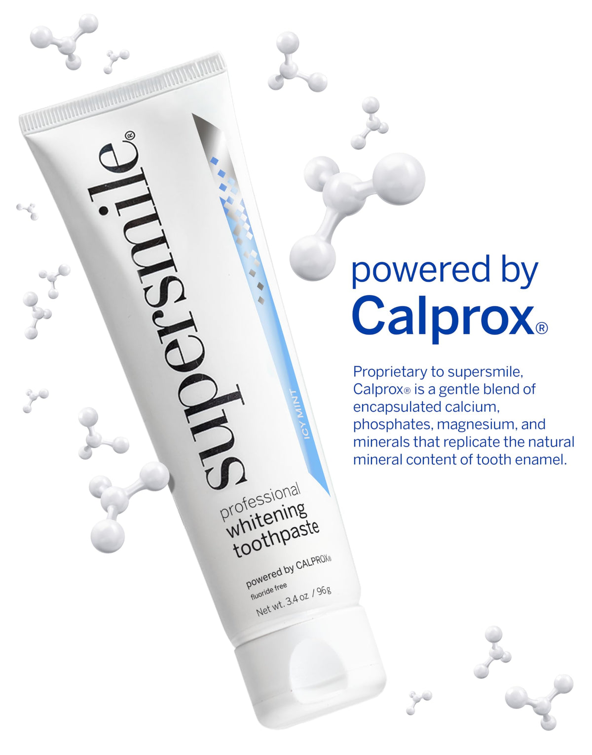 Supersmile Original Mint Whitening Toothpaste, 8 Oz, Whitens 6 Shades