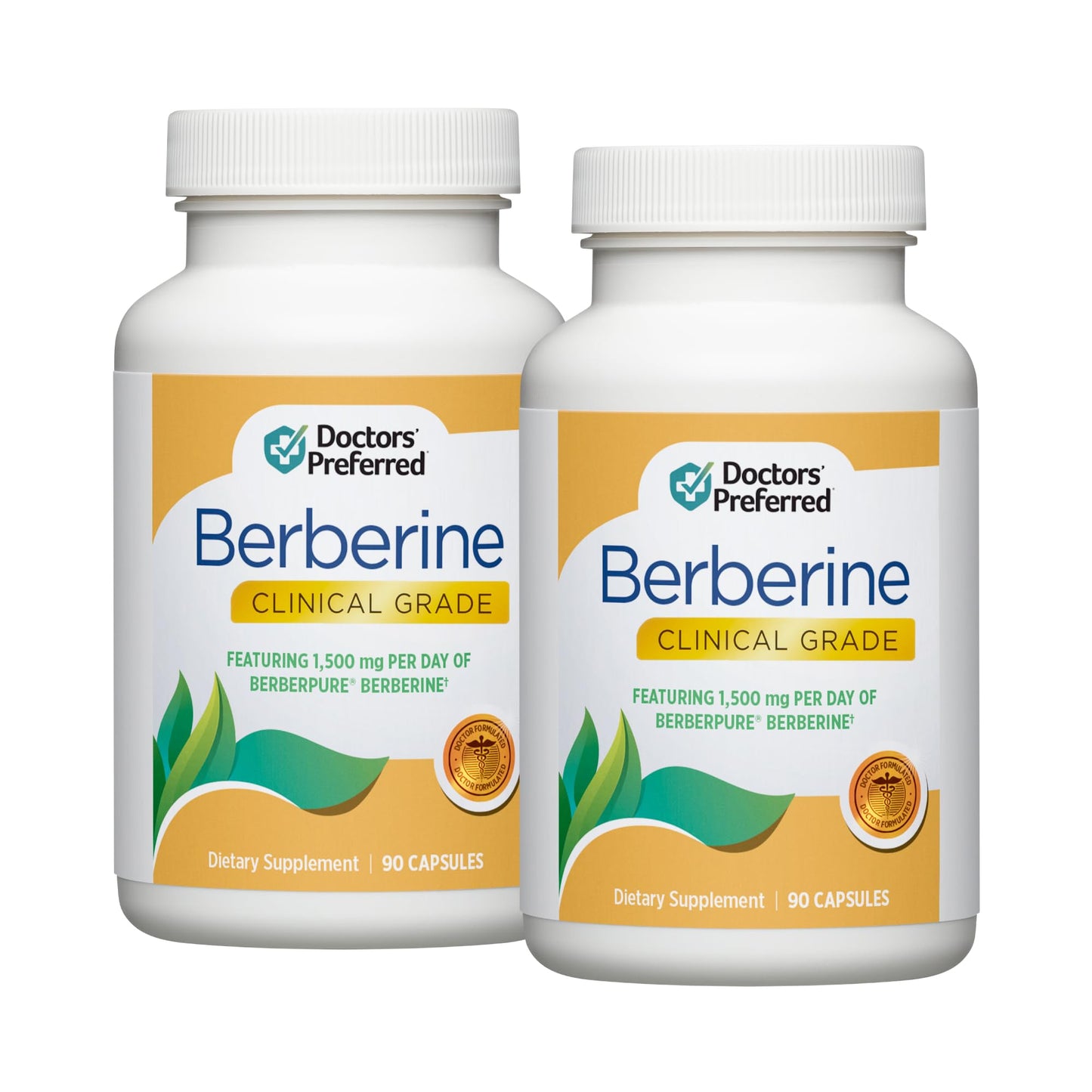 DOCTORS' PREFERRED Clinical Grade Berberine Supplement, 90 Capsules | Berberine supplement