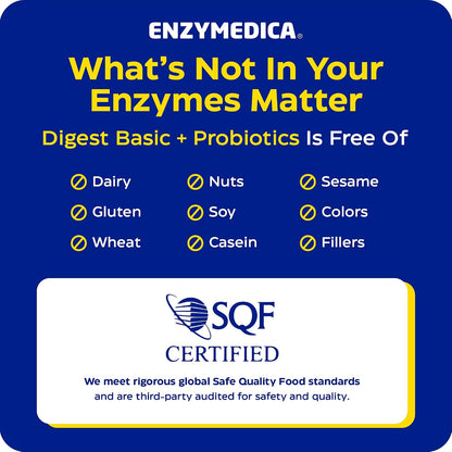 Enzymedica Digest Basic + Probiotics - 90 Caps
