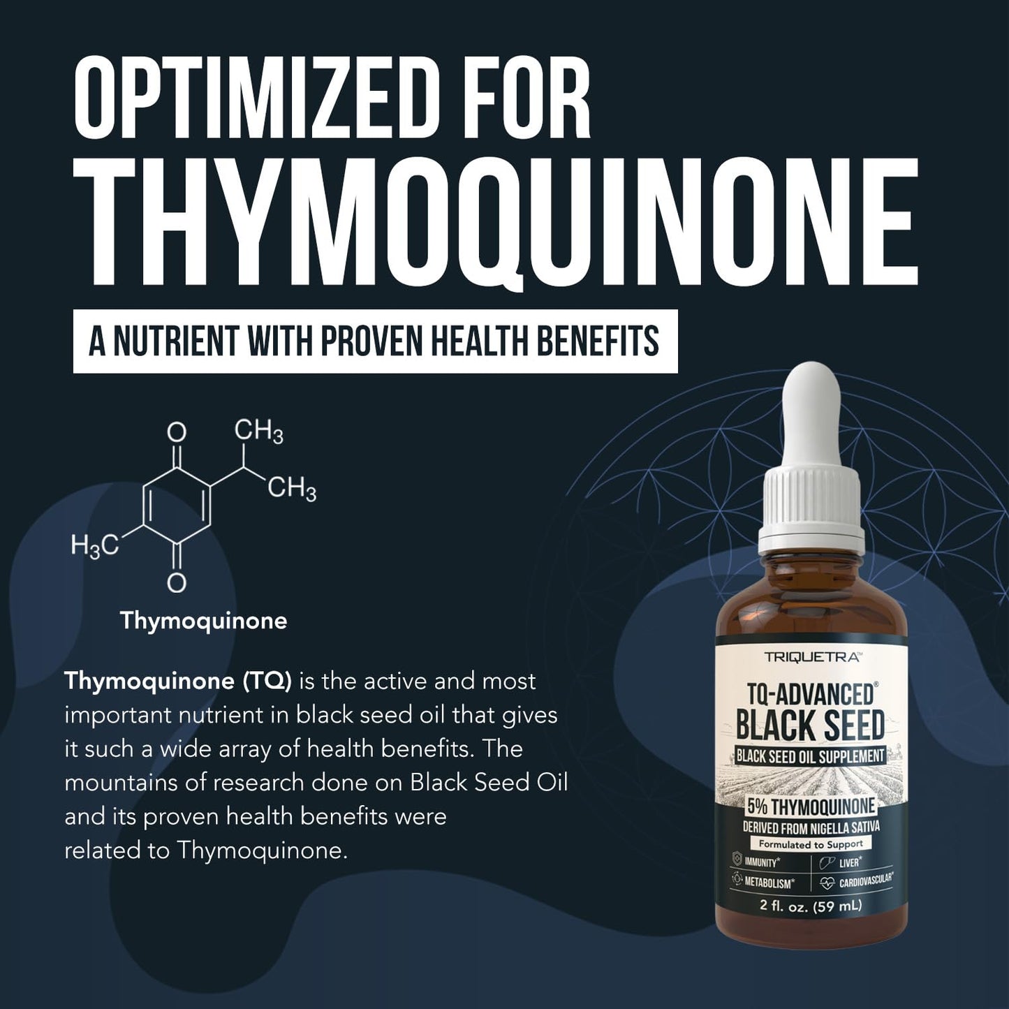 Black Seed Oil Softgels | 5% Thymoquinone - TQ-Advanced® | High Potency - 500 mg per Capsule - 15:1 Concentrate from Nigella Sativa Extract, Raw Form, Vegan Formula, Glass Bottle (60 Softgels)