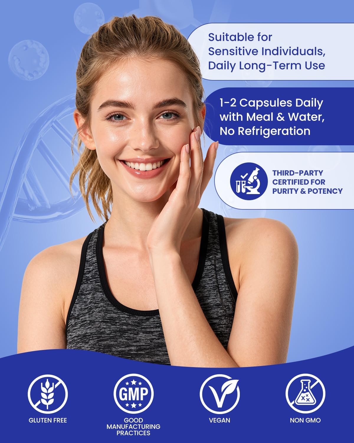 Liposomal NAD Supplement 500mg - NMN Supplement Alternative - 13-in-1 Energy & Anti-Aging Complex with Resveratrol, CoQ10 & Collagen - 120 Capsules