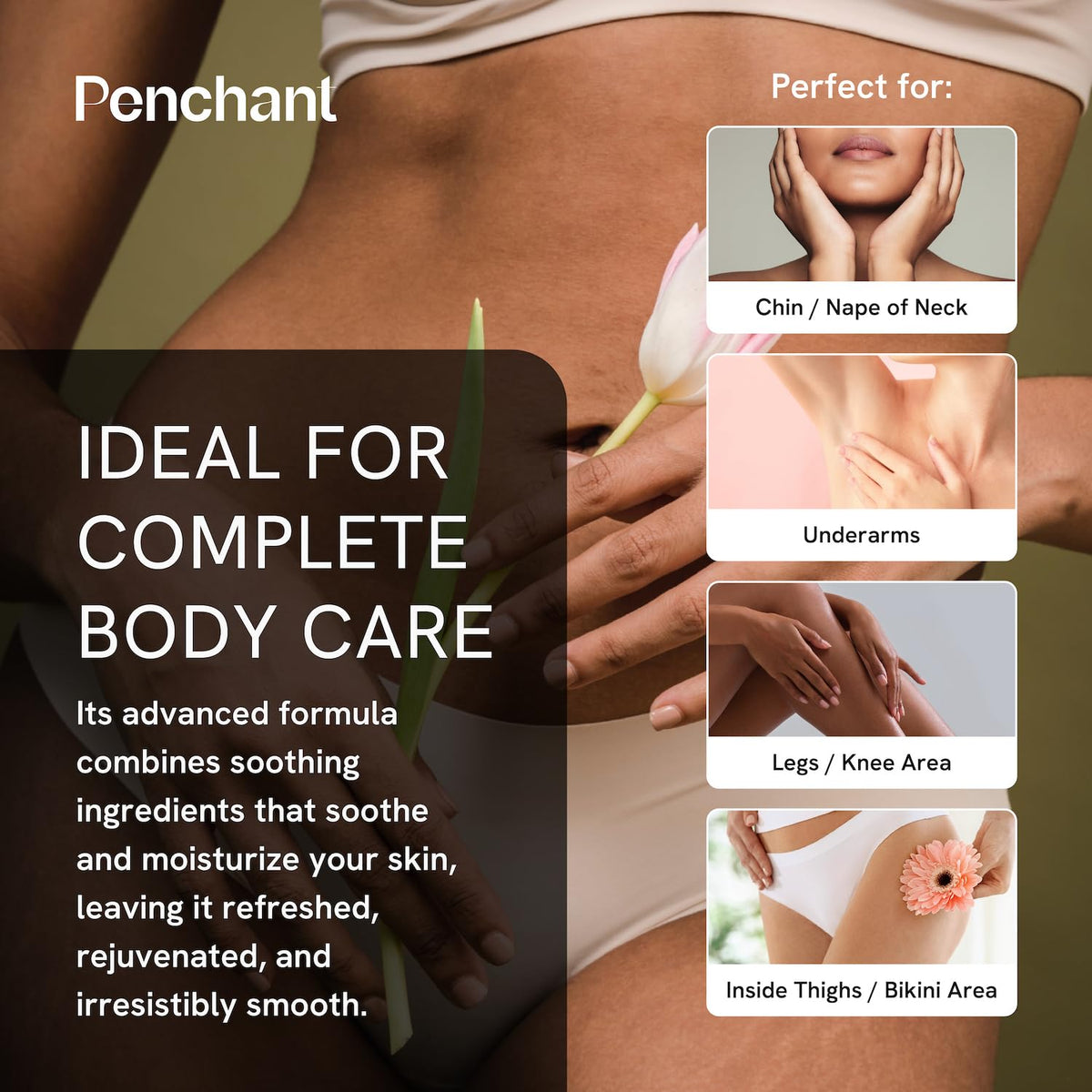 Penchant Bare - Ingrown Hair Treatment - Lasts Up to 1 or 2 Months - Ingrown Hair Serum