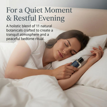 Serenity deep sleep pillow spray - 100% Natural Blend of 11 Essential Oils with Lavender & Chamomile. Calming aromatherapy pillow spray for sleeping to create a relaxing atmosphere (10ml)