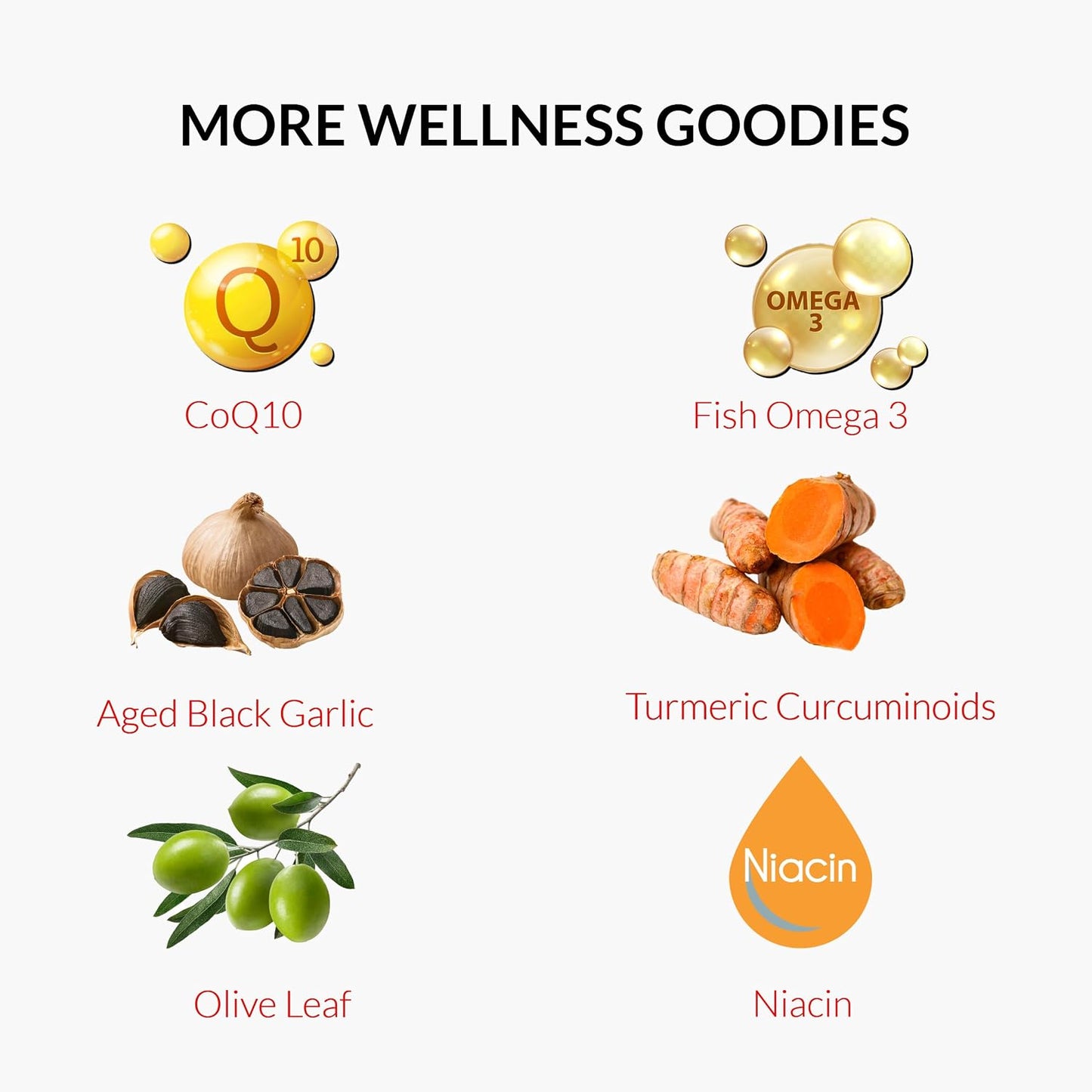 UpNourish Plant Sterols Citrus Bergamot Supplement with CoQ10, Omega 3, Olive Leaf, Turmeric Curcumin, Black Garlic and Niacin - 120 Softgels