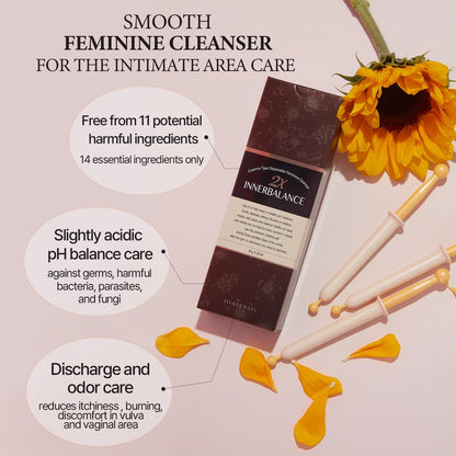 JilGyungYi 2X Inner Balance Intimate Feminine Cleansing Wash PH Balanced Odor Relief