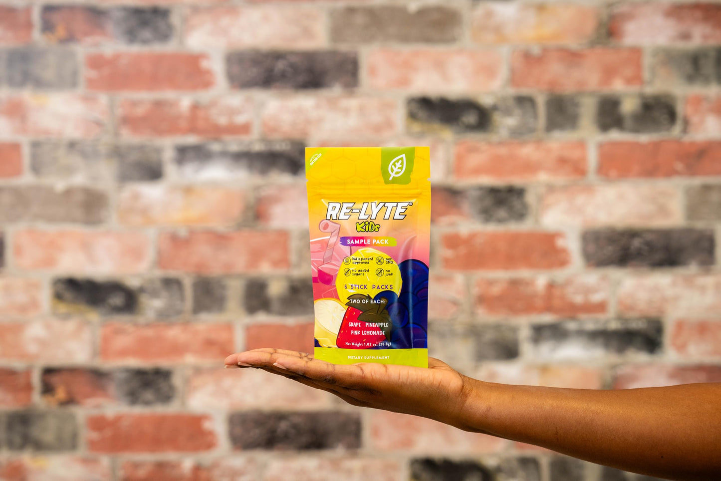 REDMOND Re-Lyte Kids Hydration Electrolyte Mix Powder, Pink Lemonade 7.62 oz