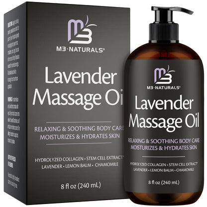 Anti Cellulite Massage Oil for Massage Therapy with Collagen (8 Fl Oz)