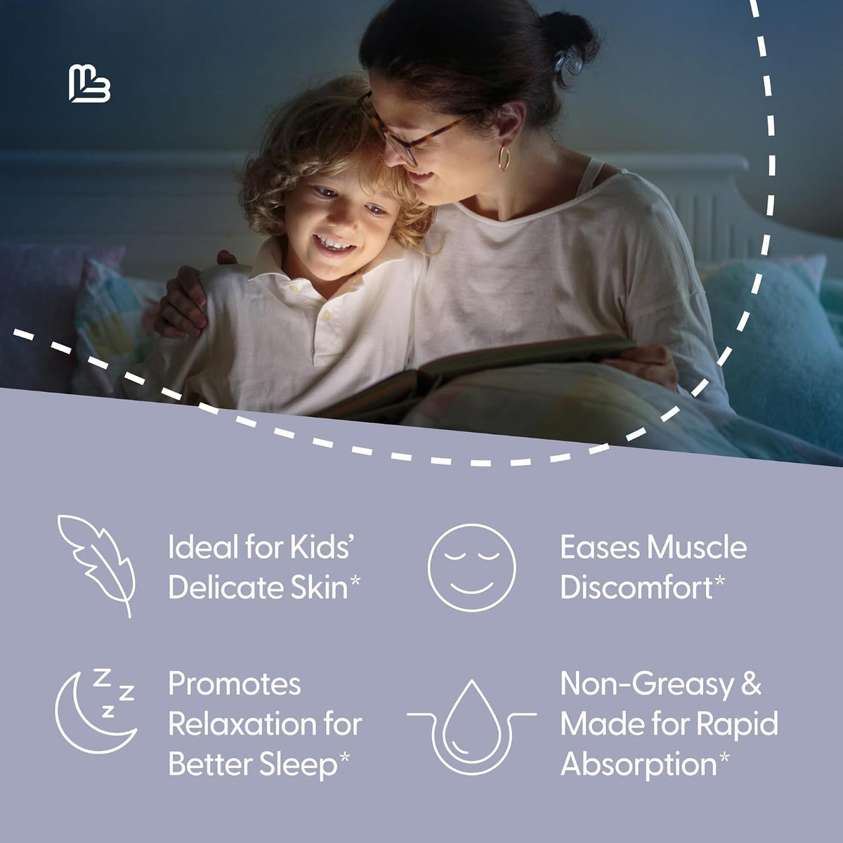 Calming Magnesium Lotion for Kids - High Absorption Formula (8 Fl Oz)