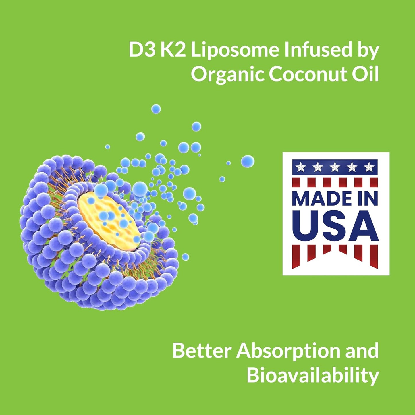 UpNourish Liposomal D3 K2 Vitamin 10000 IU D3 and K2 MK-7 200 mcg - 365 Vitamin D3 k2 (Vitamina D3 con K2) Mini Softgels - Easy to Swallow K2 D3 Vitamin Supplement